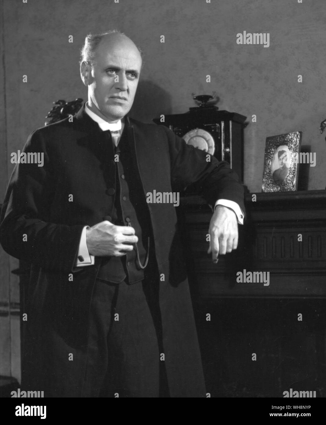 Alastair George Bell Sim (1900-1976) as Mr Bolfry in the play of that name  1943 Stock Photo