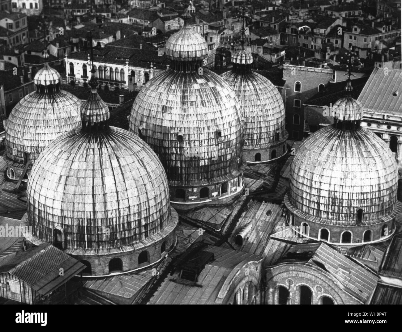 Domes of St Marks Venice Italy Stock Photo