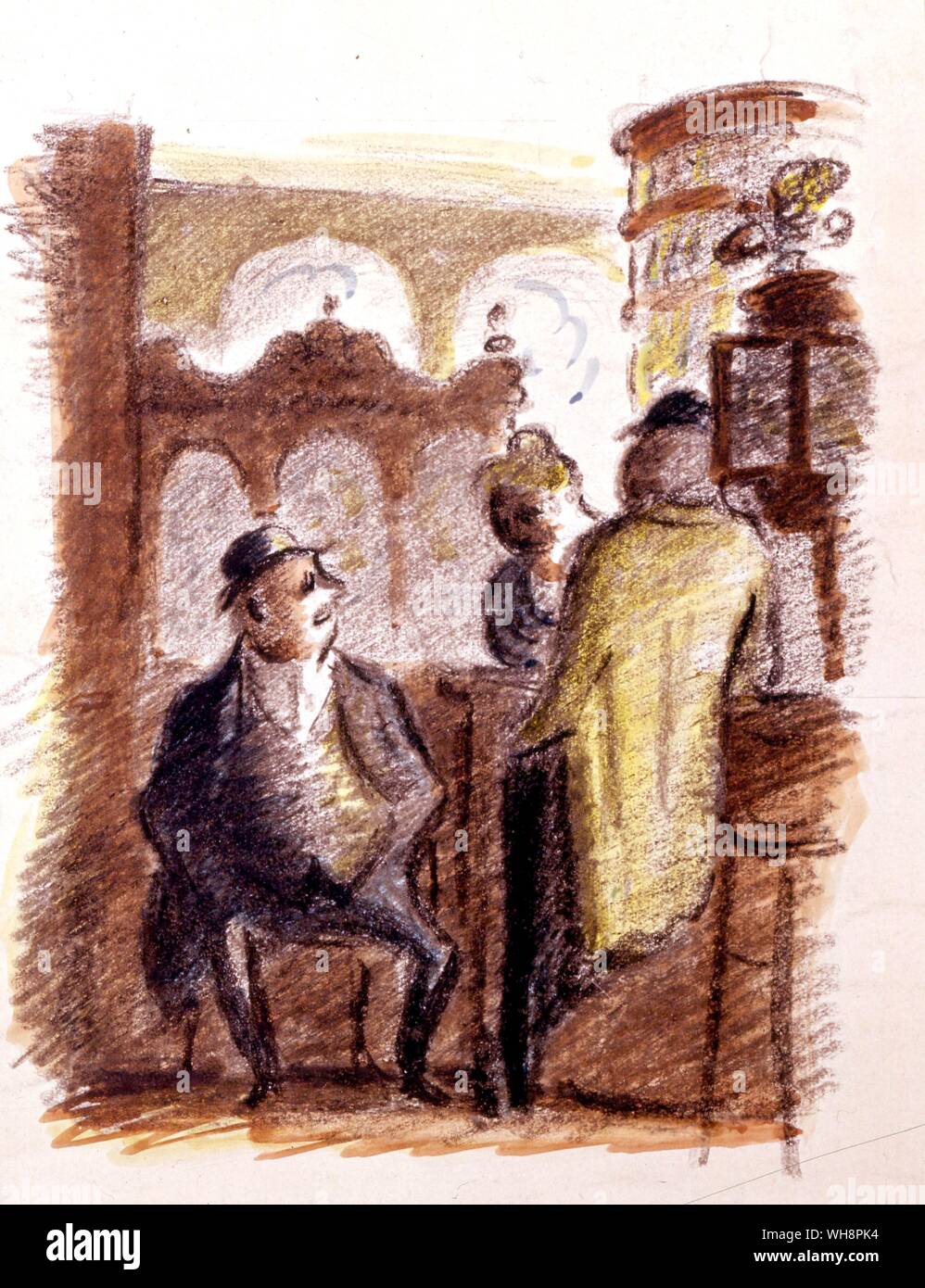 The Local by Edward Ardizzone R A Stock Photo