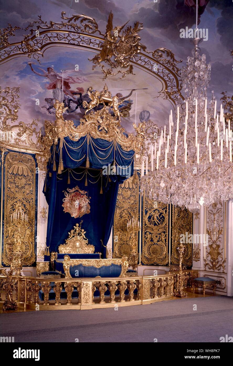 Bedroom,  Linderhof Stock Photo