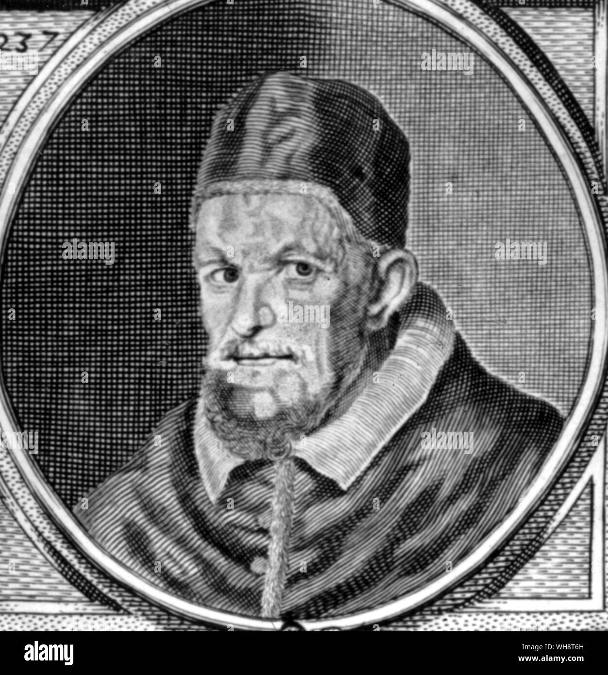 Pope Innocent X original name Giambattista Pamfili 1574-1655 Stock Photo