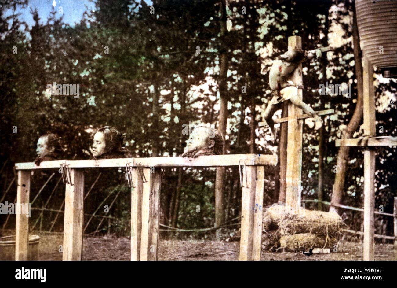 An execution. Late 1800's. Stock Photo