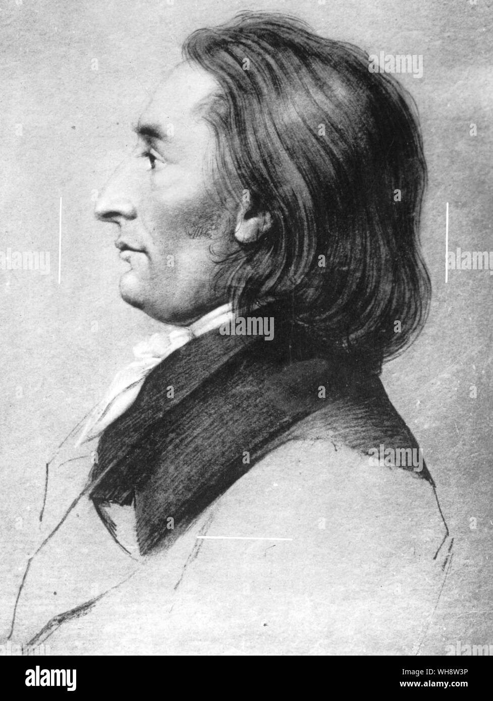 Johann Peter Eckermann 1792-1854 Stock Photo