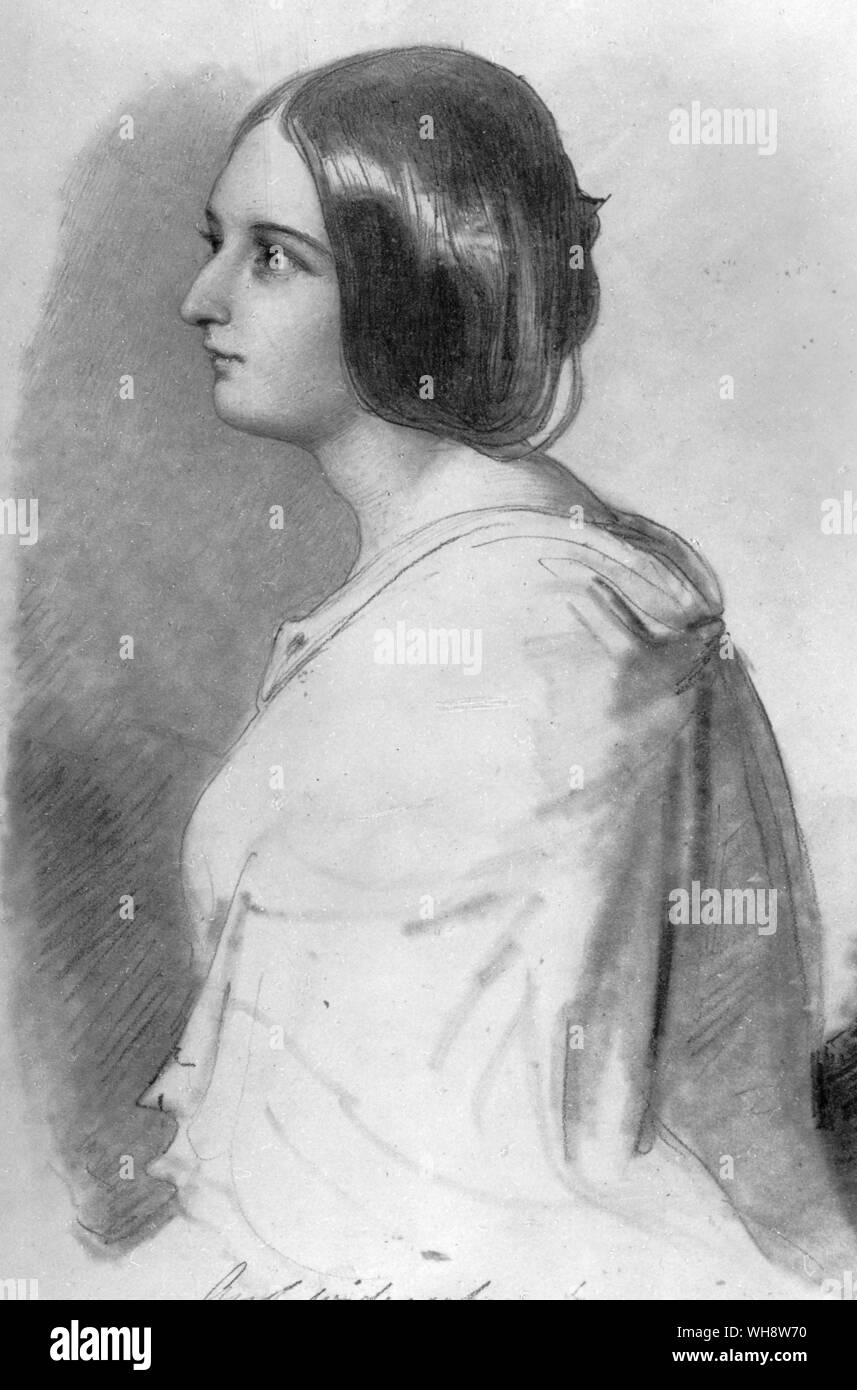 Sophia (Sophy) Horsley 1843 Stock Photo