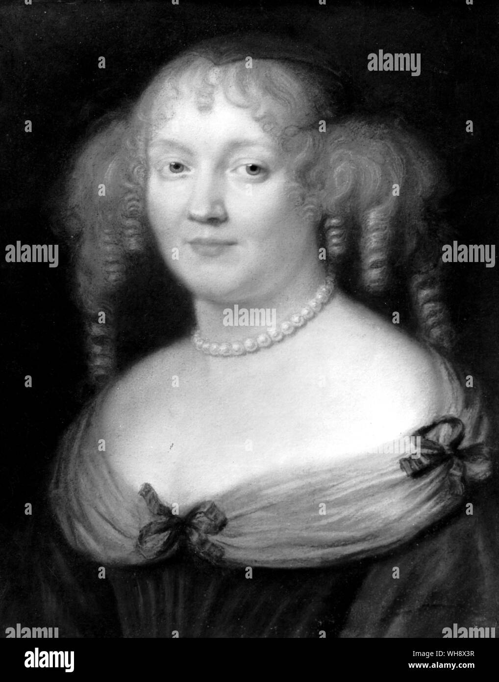 Marie de Rabutin Chantal, Marquise de Sevigne by Robert Nanteuil Stock Photo