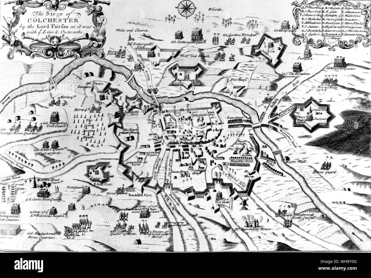 Siege of Colchester 1648 Stock Photo - Alamy