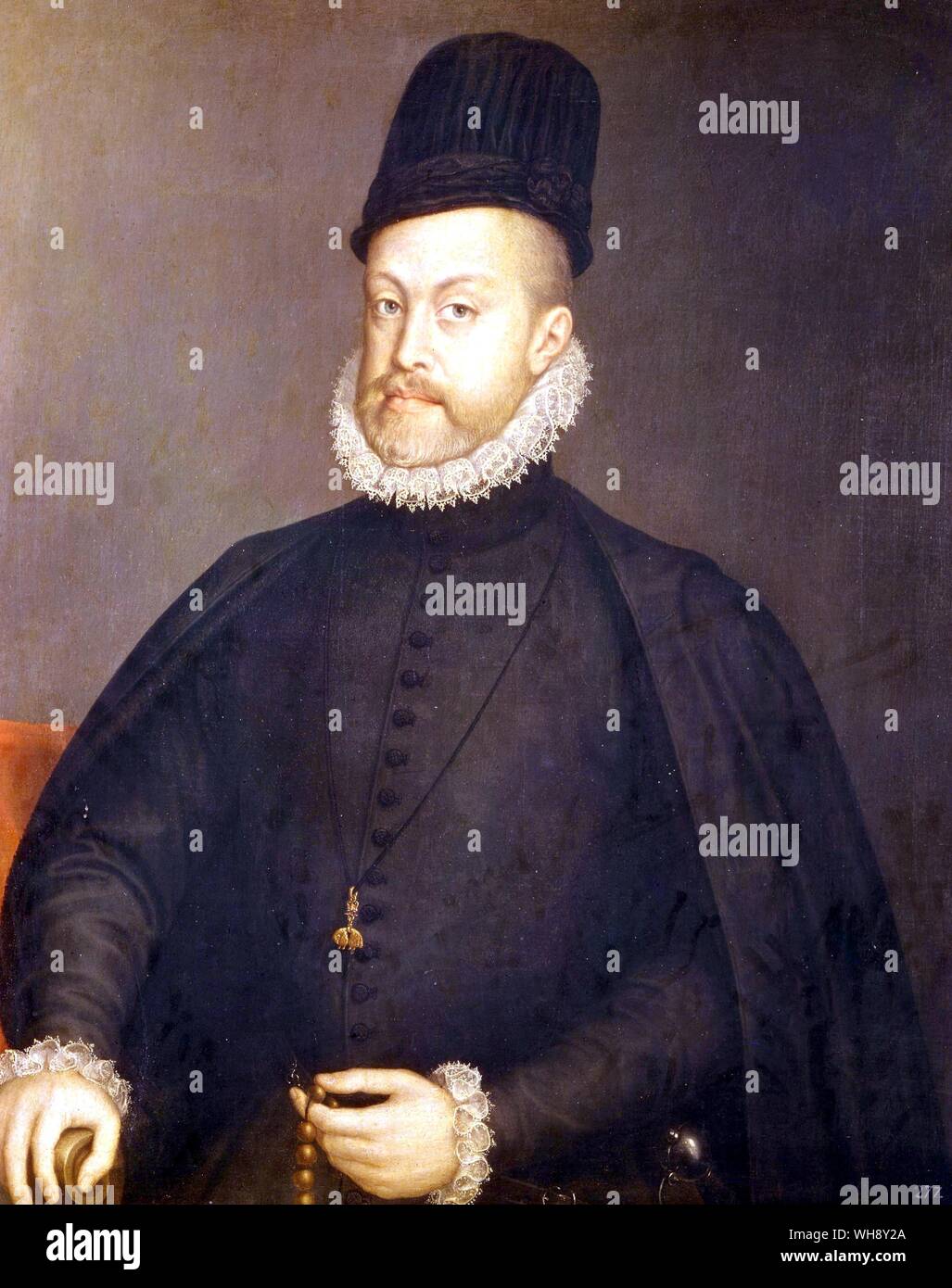 Philip II of Spain Stock Photo