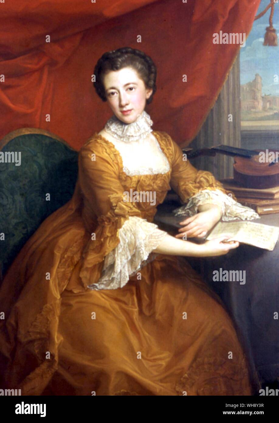 Georgiana Poyntz wife of John 1st Earl Spencer Stock Photo