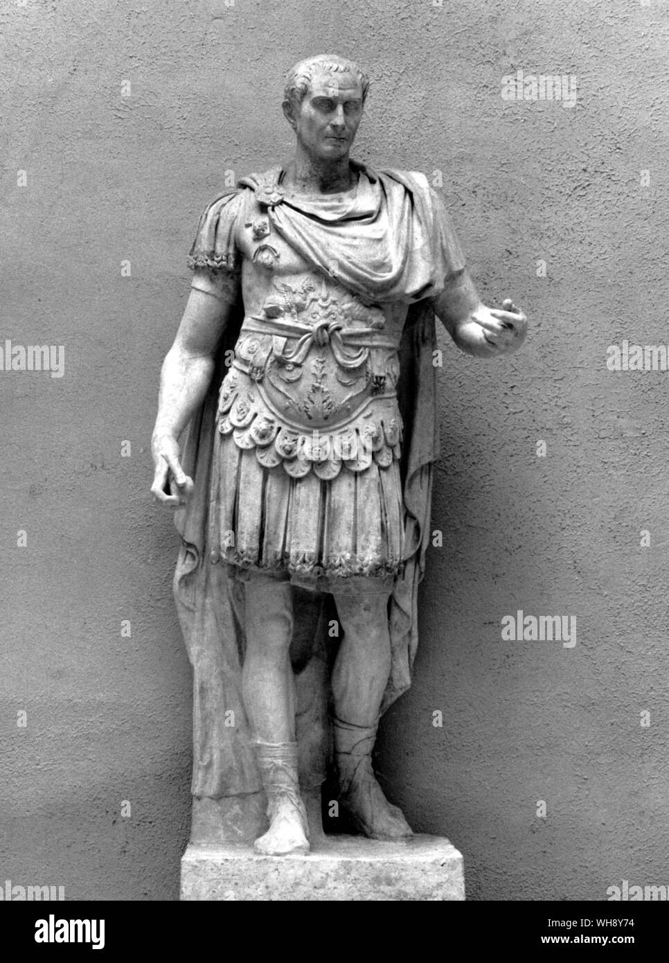 Statue of Julius Caesar.. Stock Photo