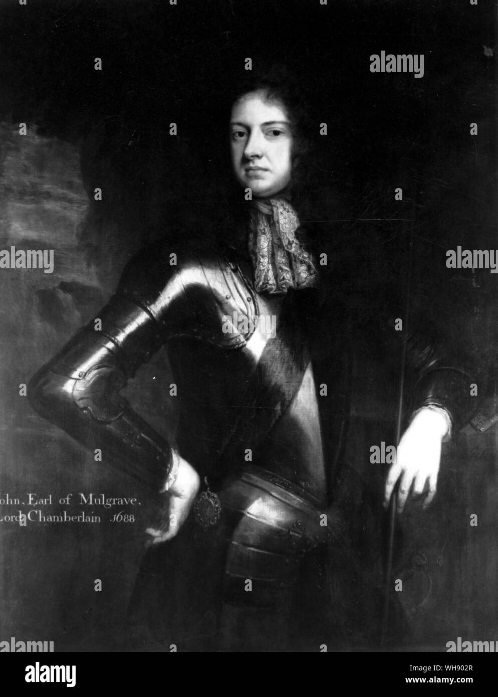 'Monster All-Pride', John, Earl of Mulgrave - Lord Chamberlain 1688 Stock Photo