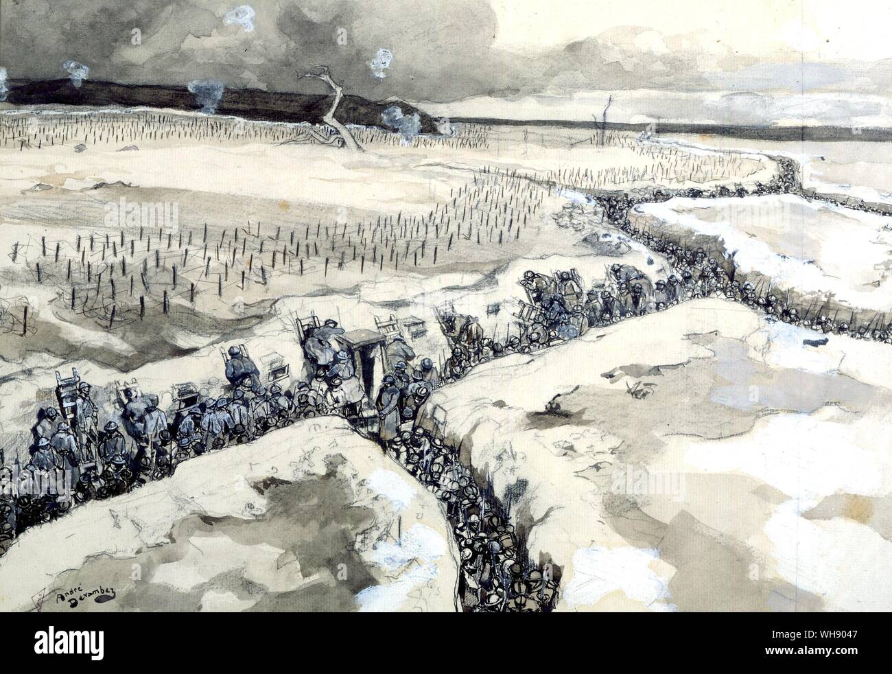 Trench Ww1 Painting Hi res Stock Photography And Images Alamy Trench Ww1 Painting Hi res Stock Photography And Images Alamy