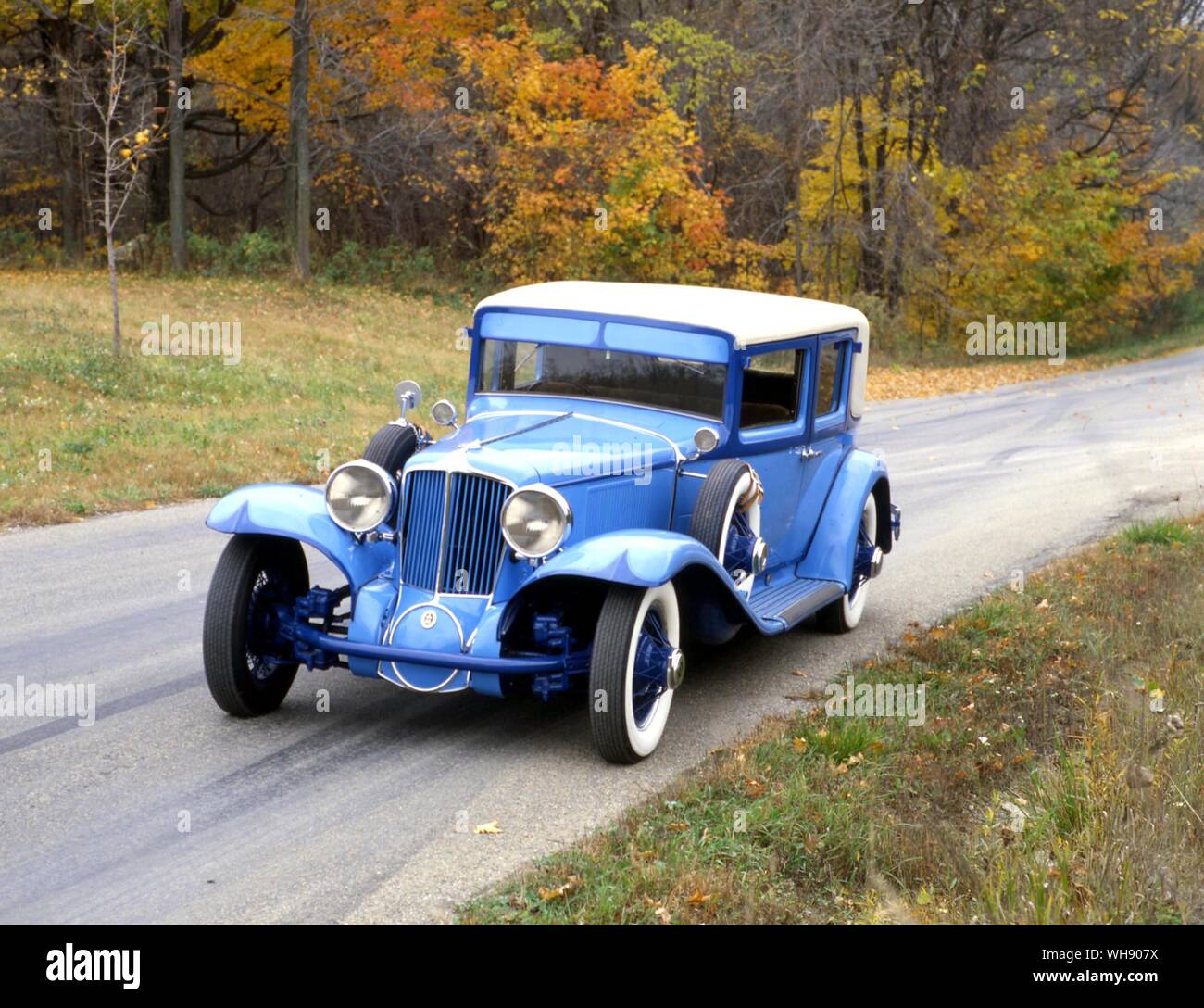 1930 Cord 129 Brougham, bodied by Central, a subsidiary of teh A-C-D group.. Stock Photo