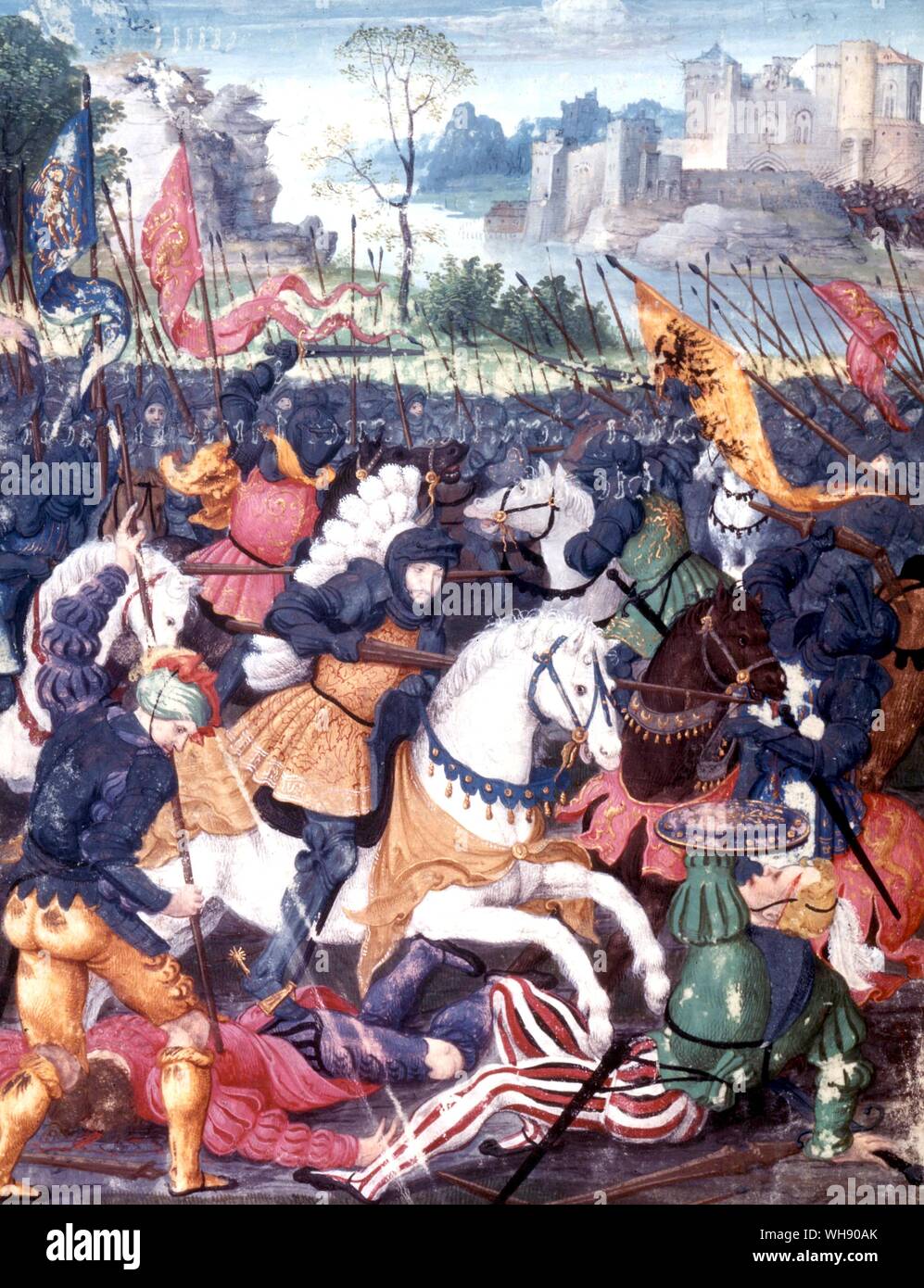 Image of Battle of Marignan, September 14, 1515, 19th century (oil