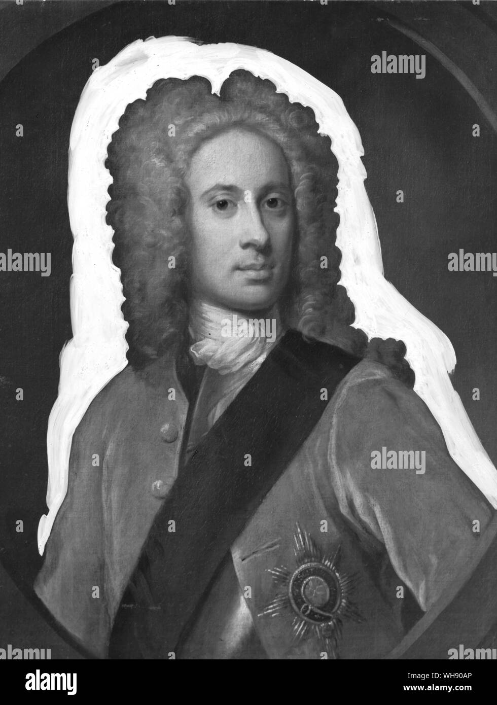 John, 2nd Duke of Argyll (1678-1743).  Painting by William Aikeman (1682-1731) Stock Photo