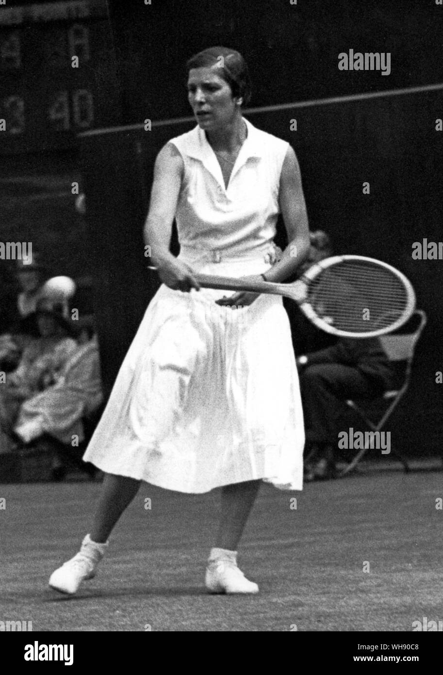 Lolette Payot, winner of the French Championships in 1945.. Stock Photo