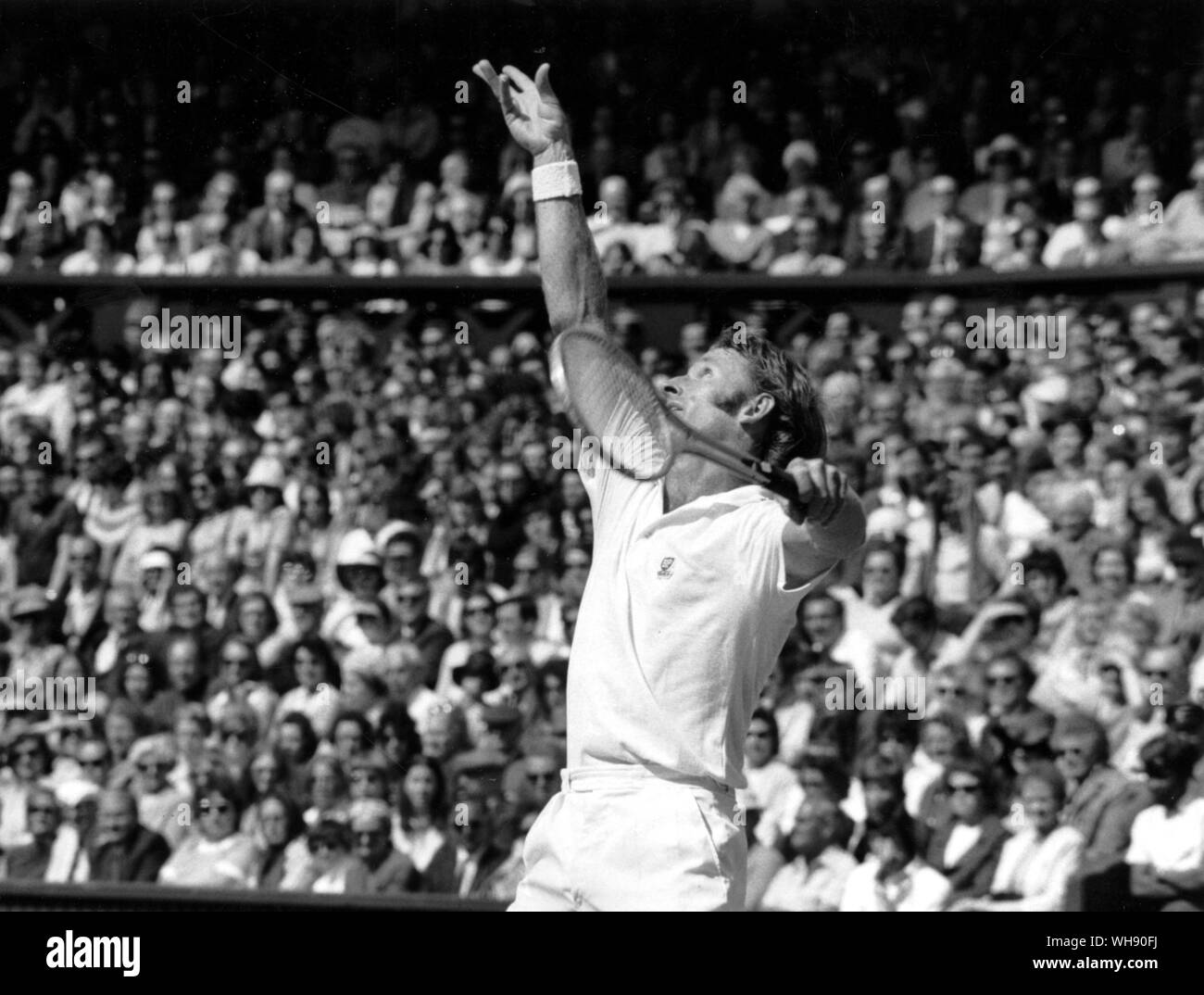 Rod Laver of Australia at Wimbledon 1971. Stock Photo