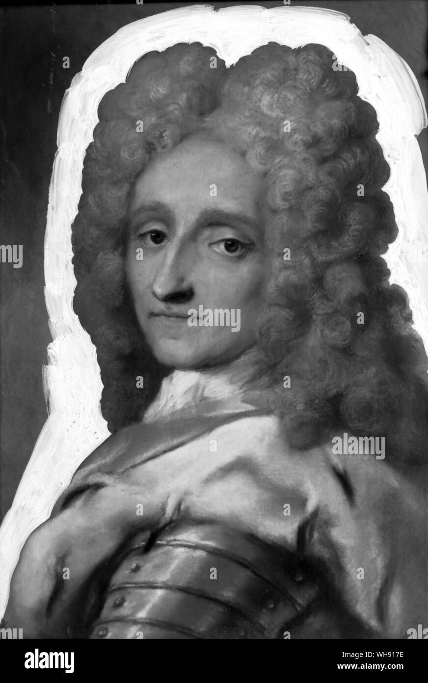 Frederick IV of Denmark (1671-1730), pastel by Rosalba Carriera (1675-1757) Stock Photo