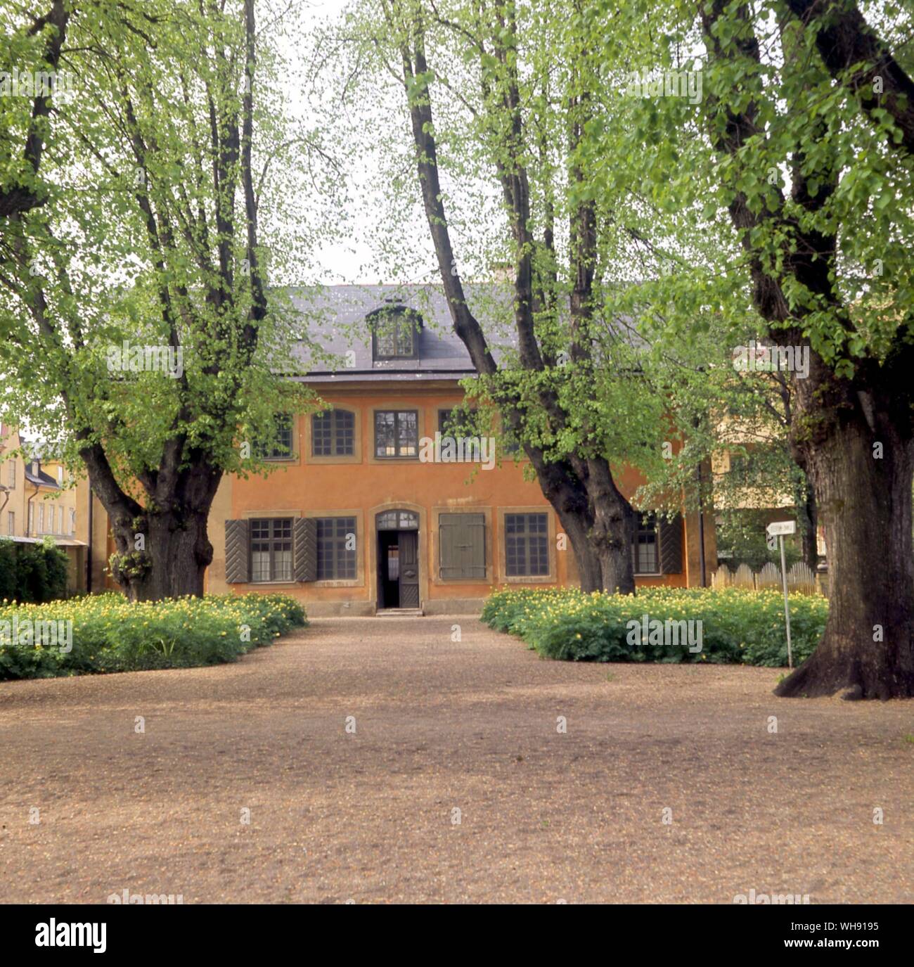 Sweden, Uppsala Linnaeus' house Stock Photo Alamy