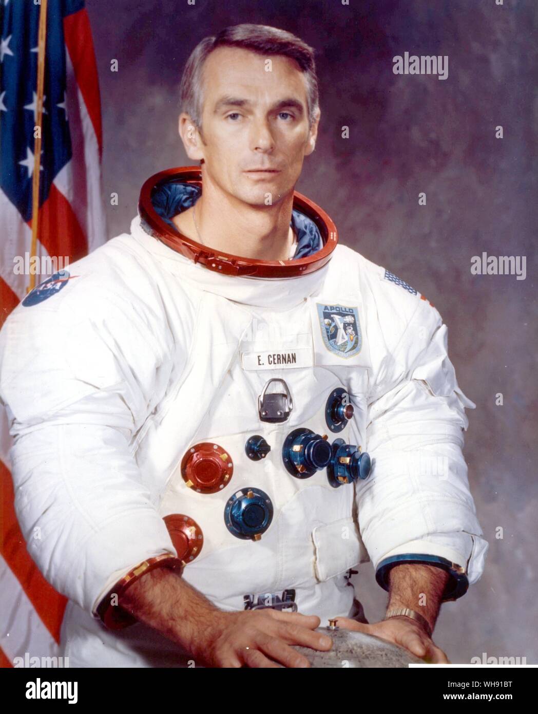 Space - Astronauts. Eugene A Cernan. Stock Photo