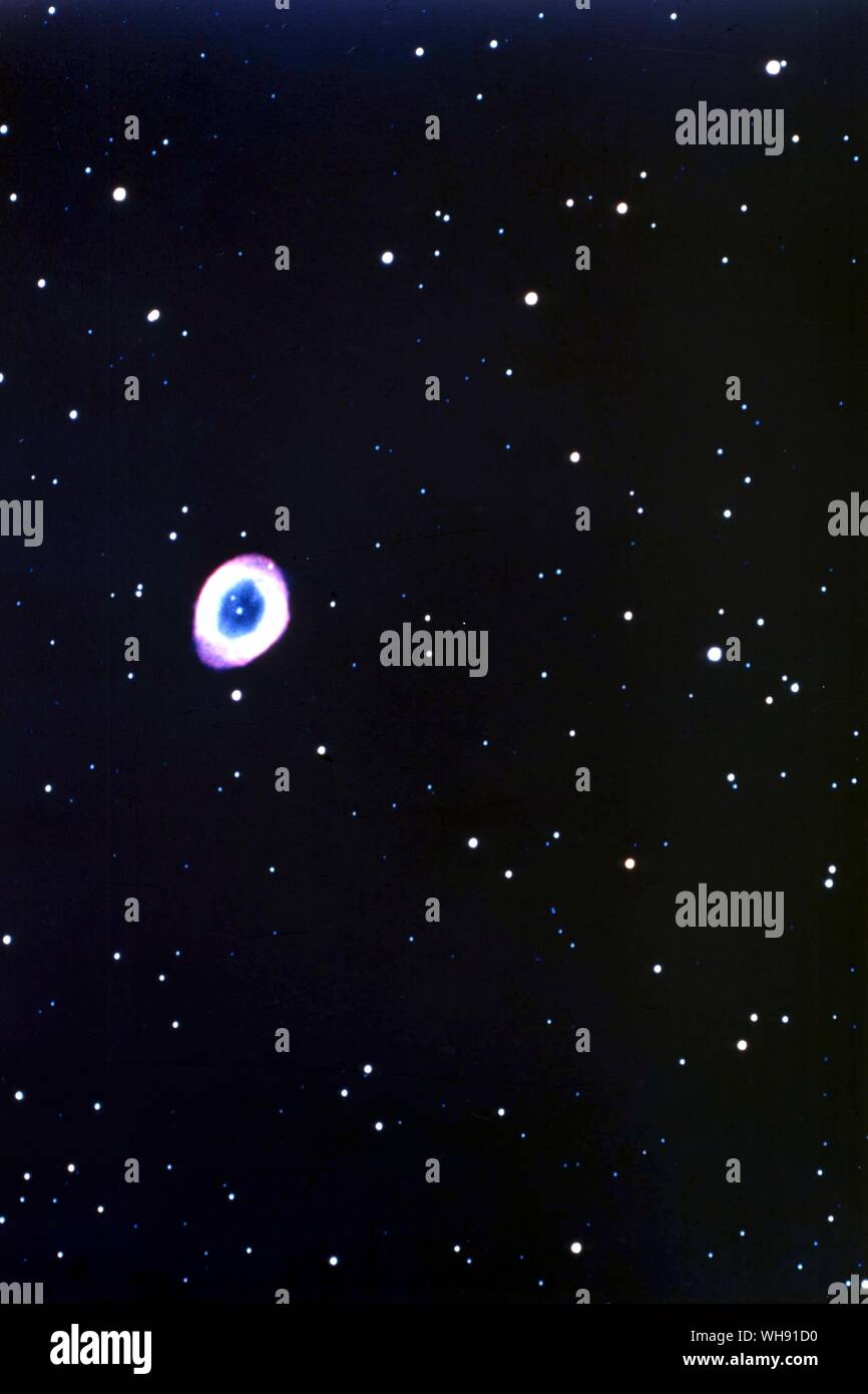 Space - stars. Galxies/Nebula/Ring Nebula. Stock Photo