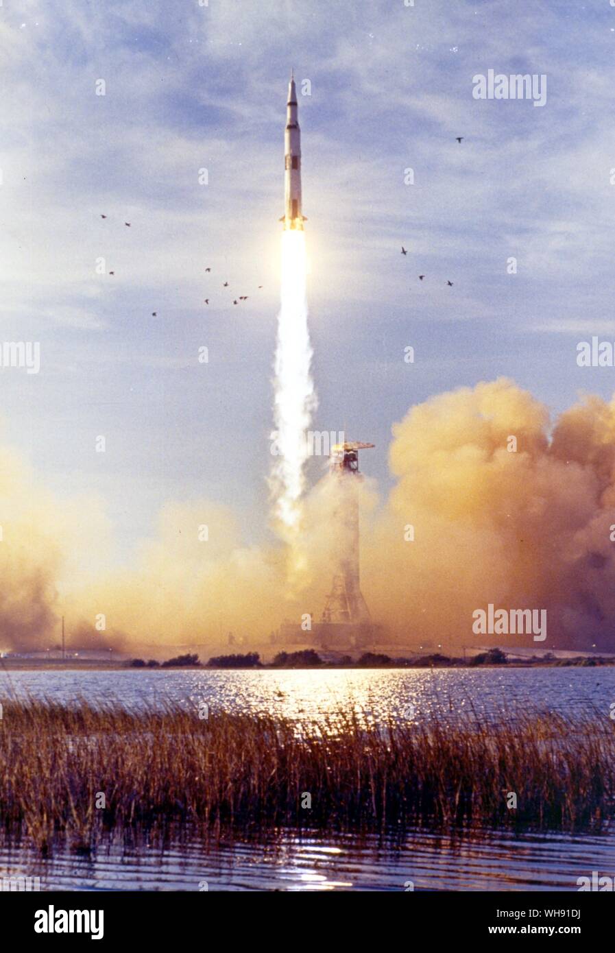 Space - launch of Apollo 8, December 21st 1968.. Stock Photo