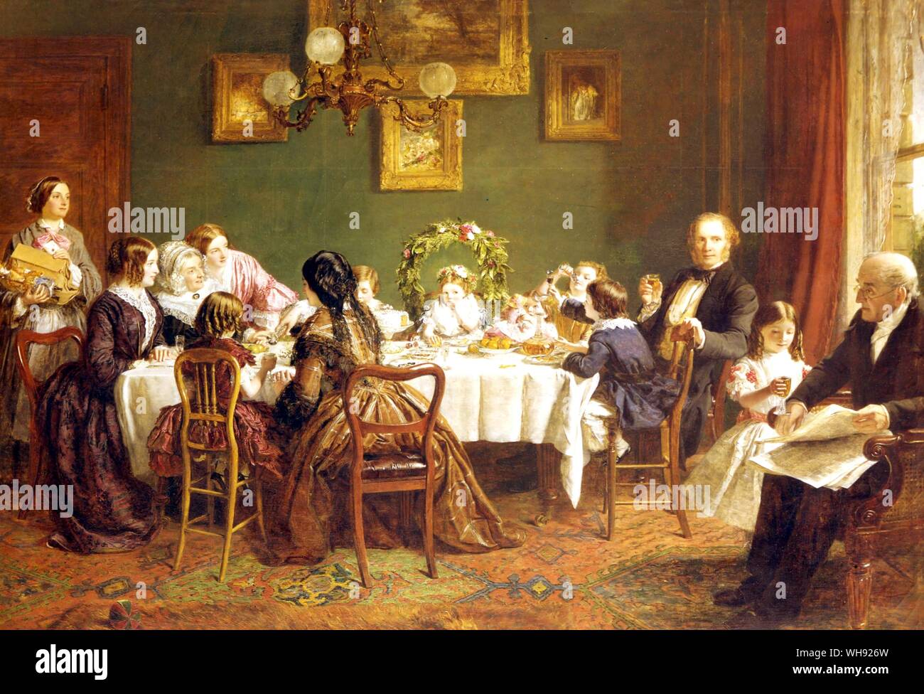 Many Happy Returns Of The Day 1856 Stock Photo