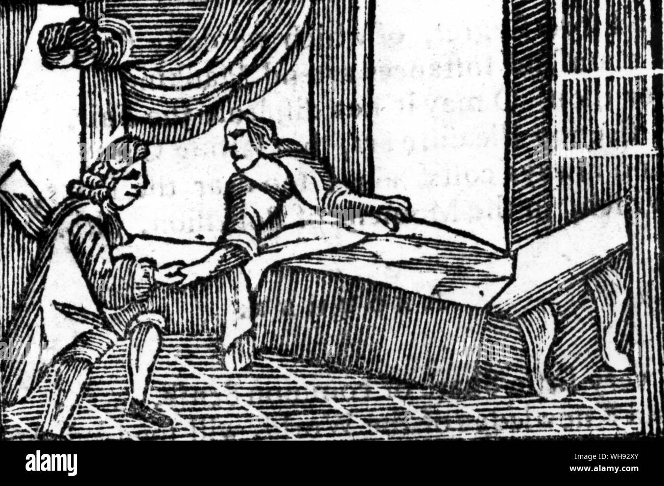 The Sleeping Beauty in a ninepenny children's book Histories or Tales of Pastimes. 1777 Stock Photo