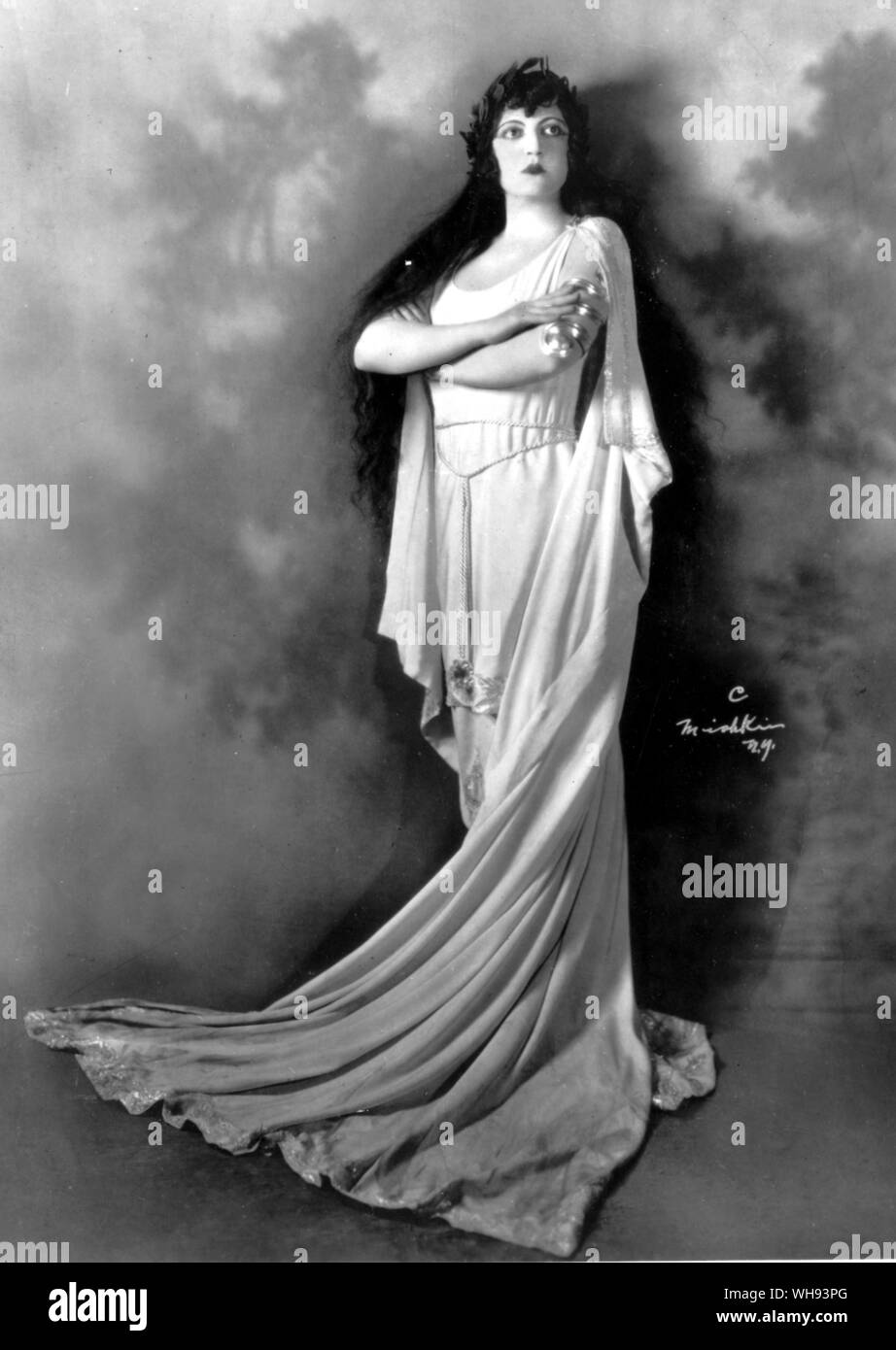 Rosa Ponselle as Norma. Stock Photo