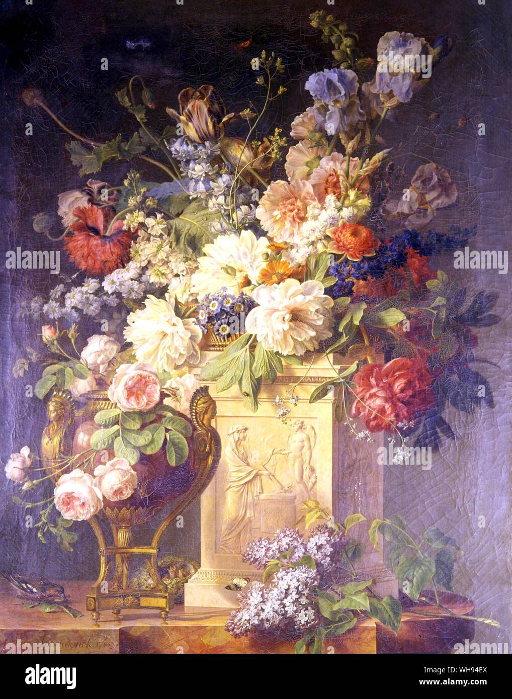 Vase of Flowers Stock Photo