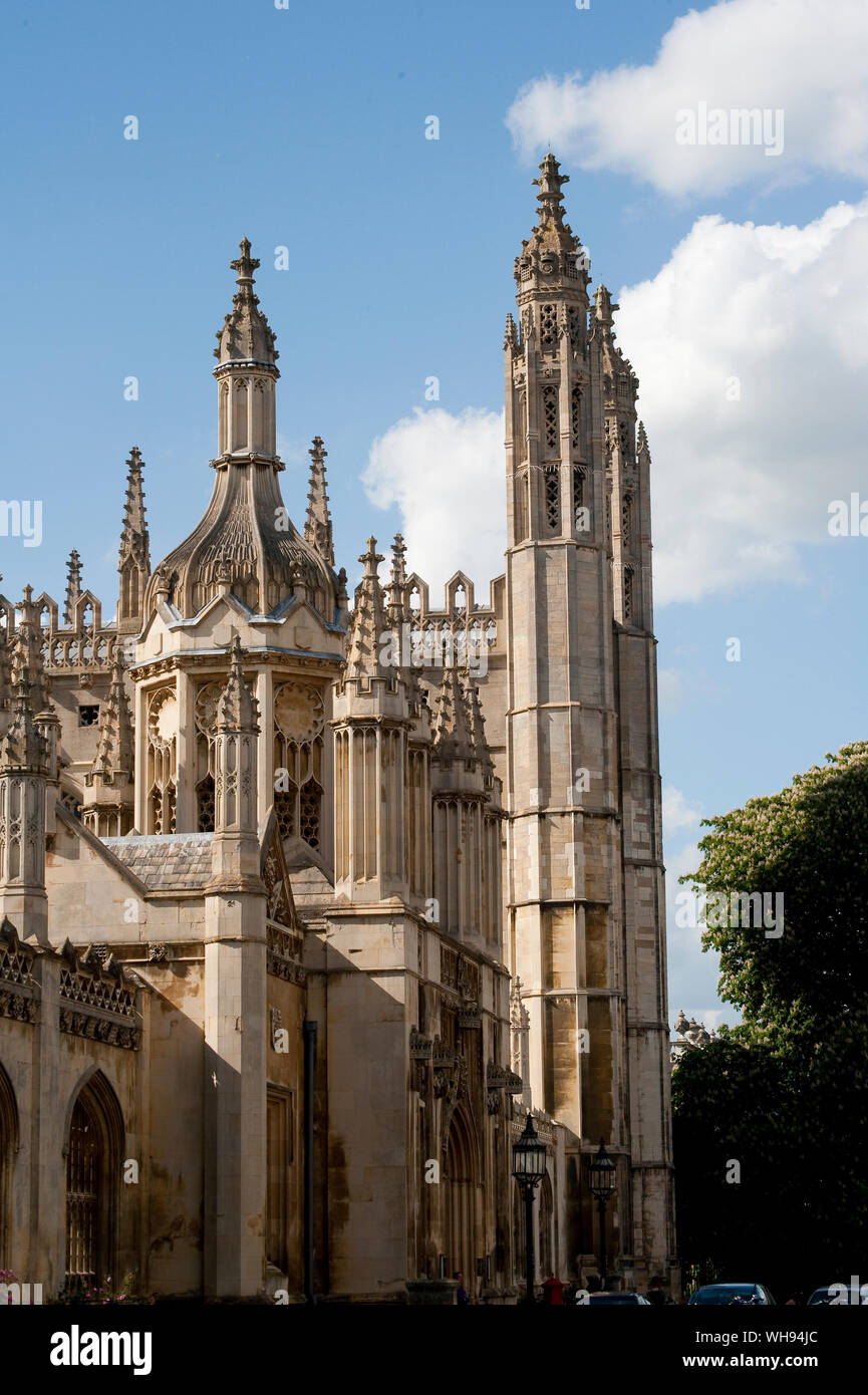 Chapel at King's College, Cambridge, England. Stock Photo