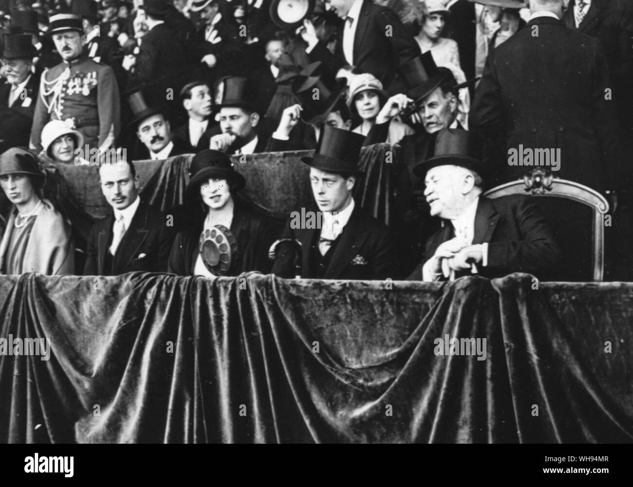 Royal Box at Olympic Games 1920 Antwerp Stock Photo - Alamy