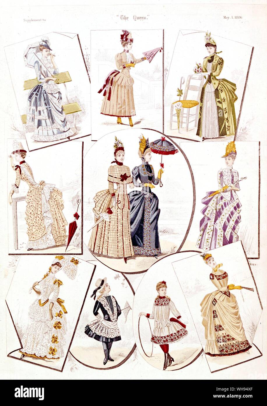 Fashion 1886 Stock Photo