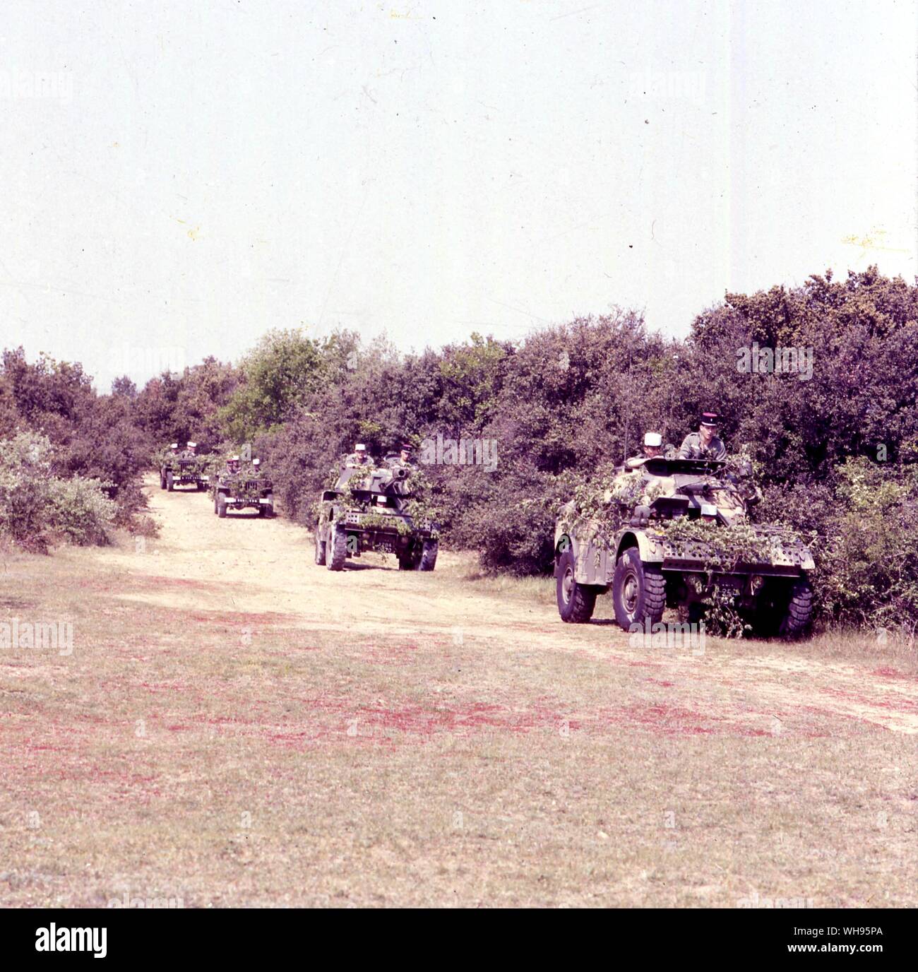 Foreign Legion in training Stock Photo