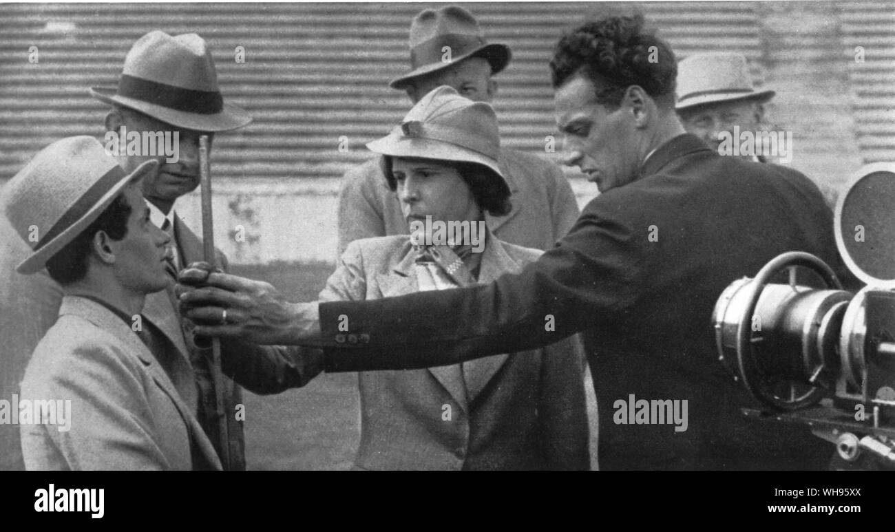 Leni Riefenstahl seen on location propounded through part of her ...