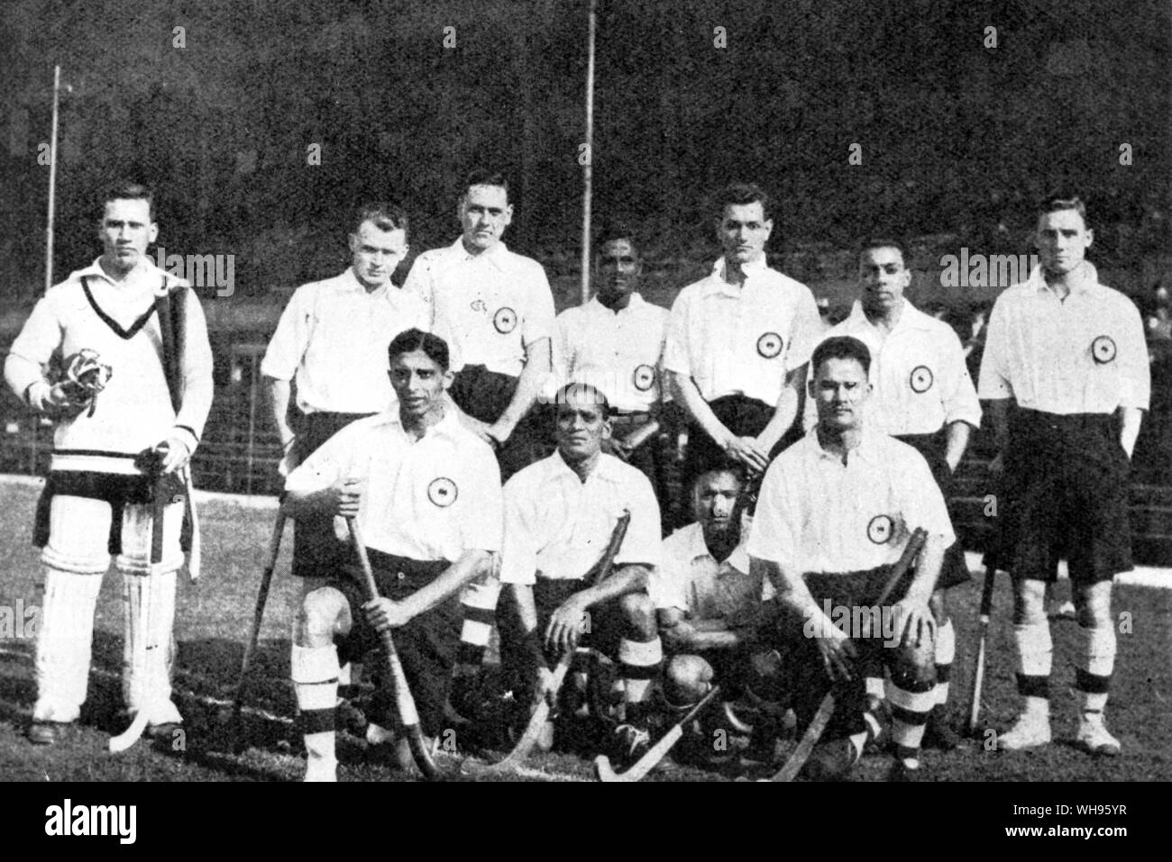 Indian Hockey team  Olympic Games Amsterdam 1928 Stock Photo