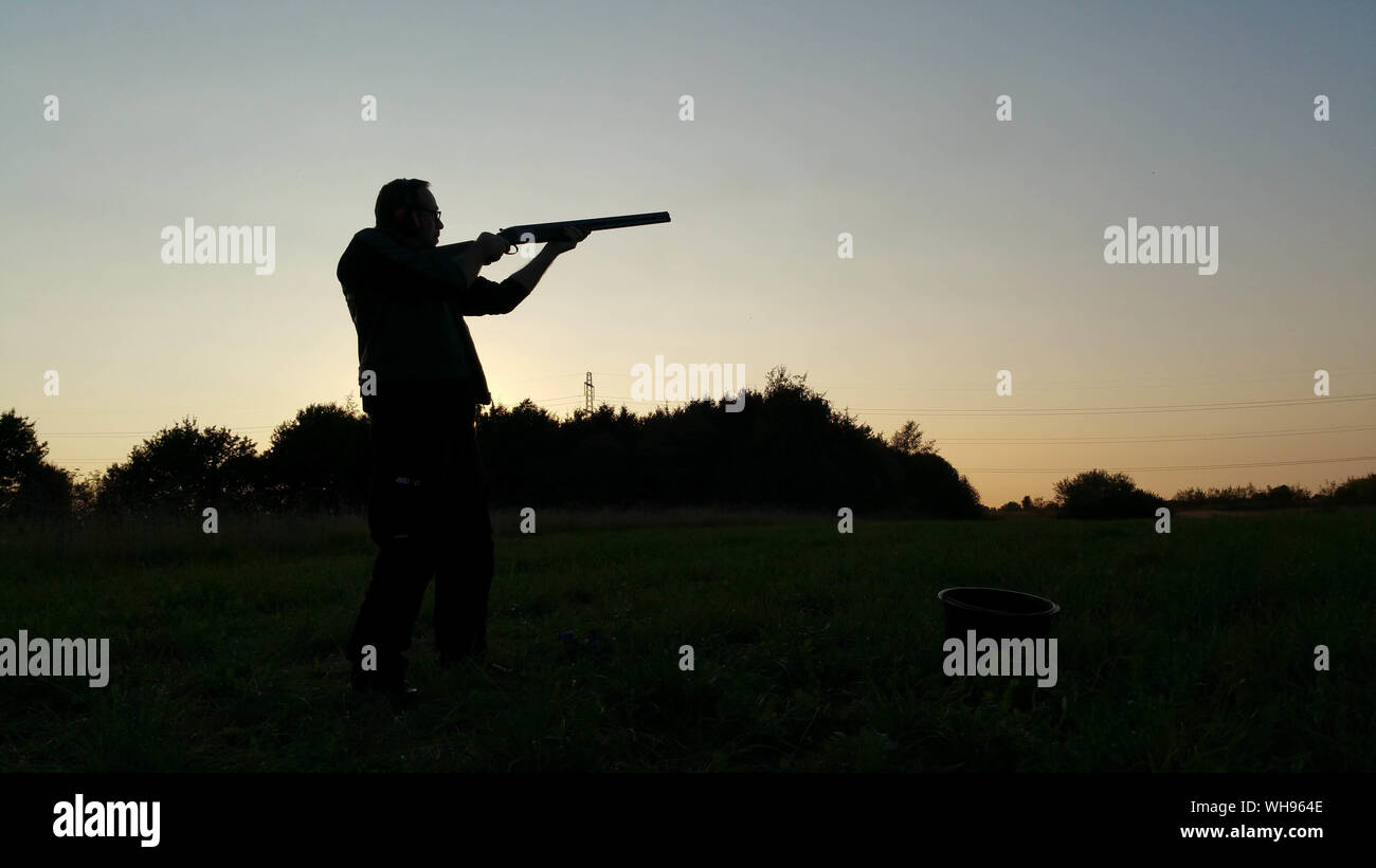 Man Aiming Shotgun High Resolution Stock Photography and Images - Alamy