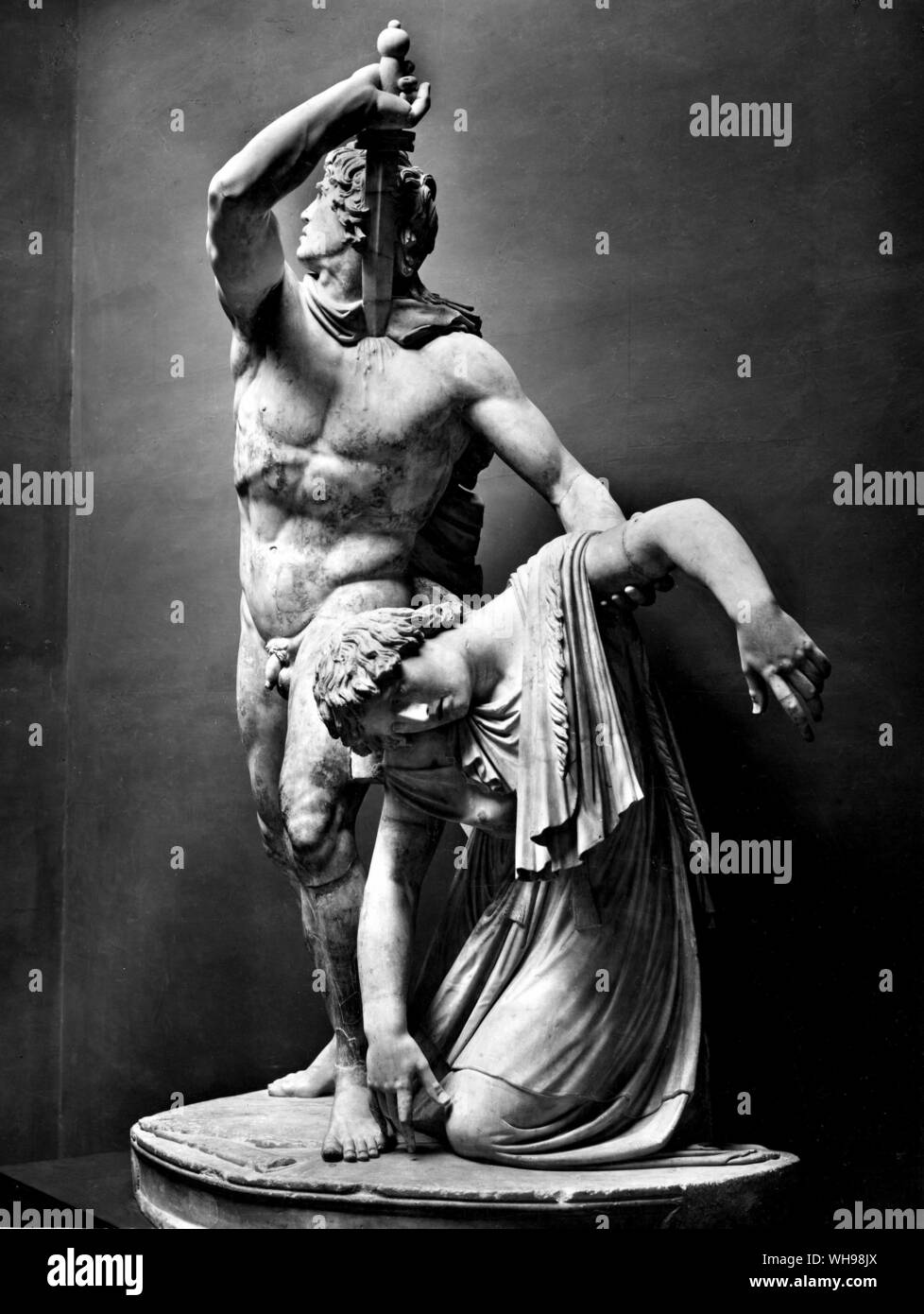 Roman myth/legends: Gaul killing himslef and his wife, c.240-200 B.C. Stock Photo