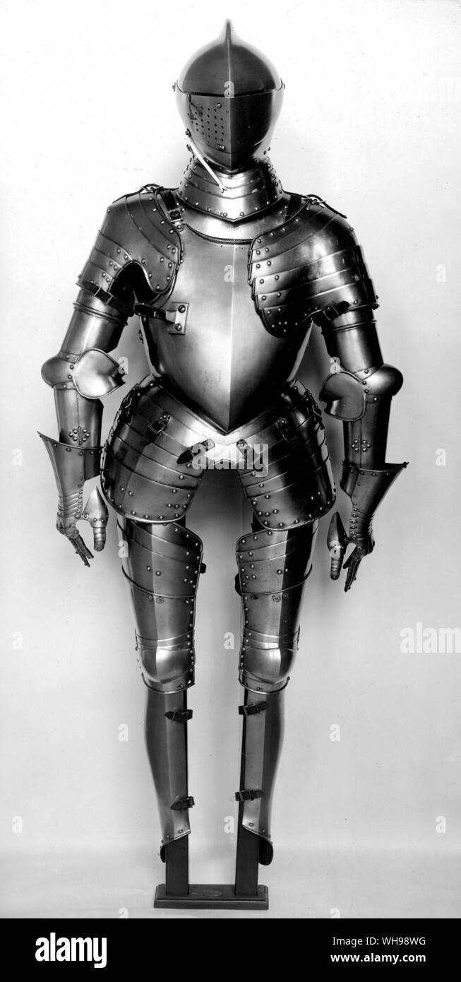European warfare/Suit of armour. Stock Photo
