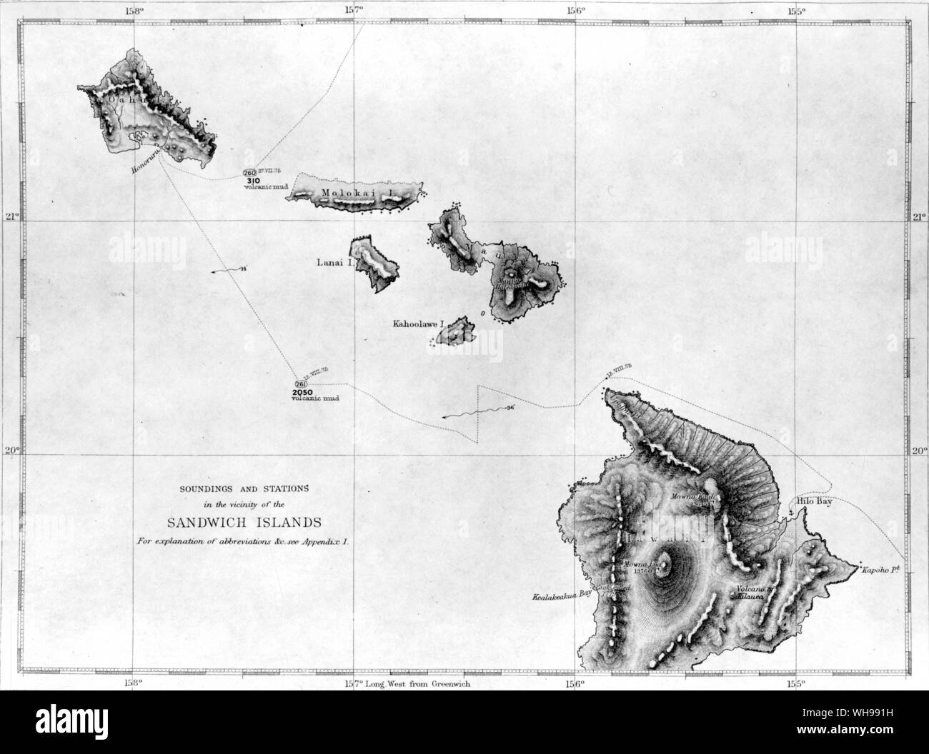 Sandwich islands Stock Photo