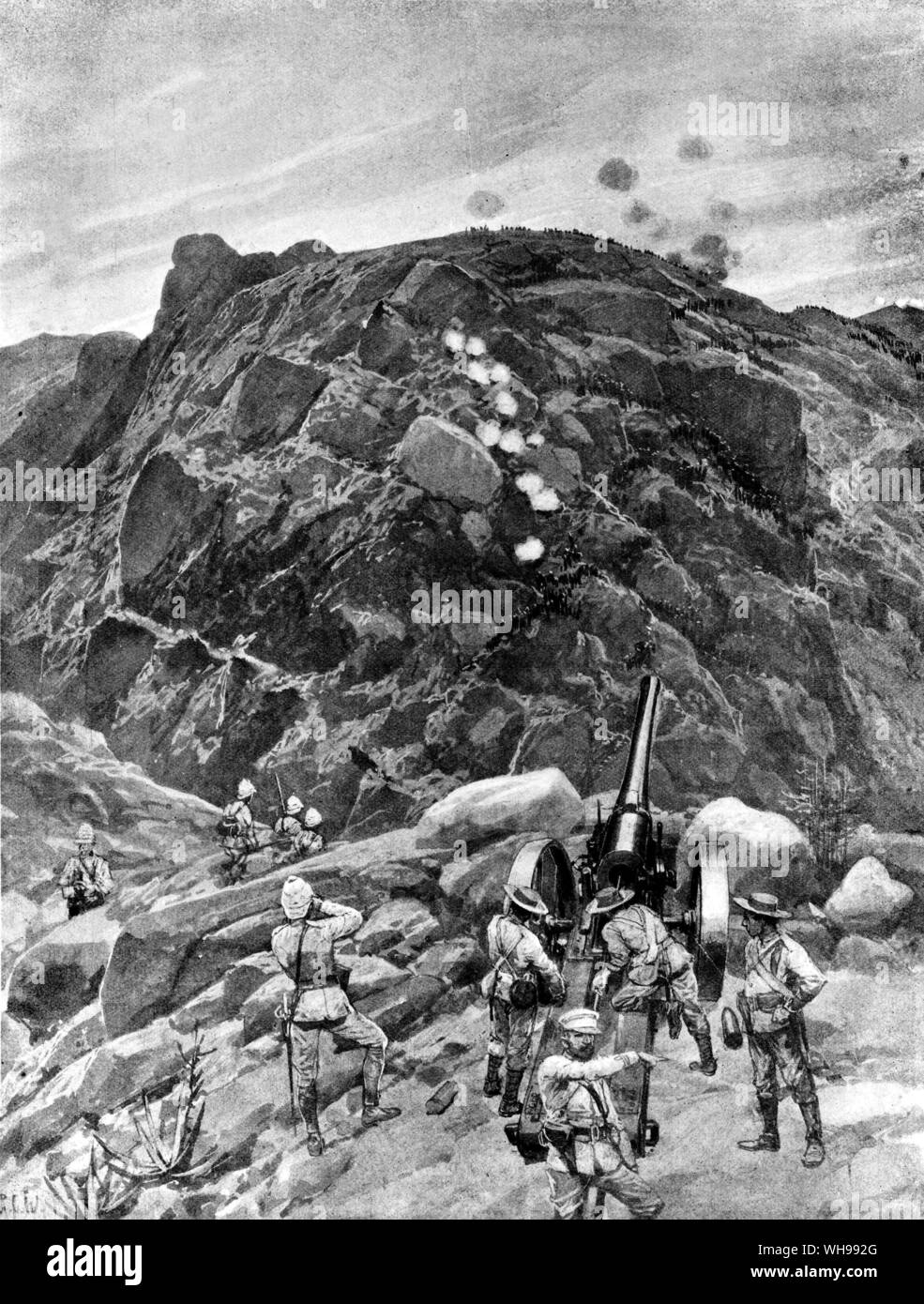 The Boer War: Artilllery Stock Photo