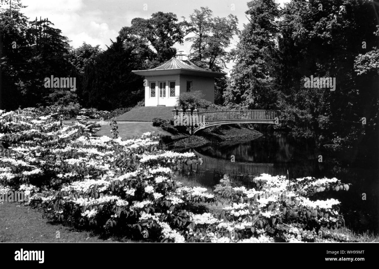 The Chinese garden pavilion at Shugborough, c.1747 Stock Photo