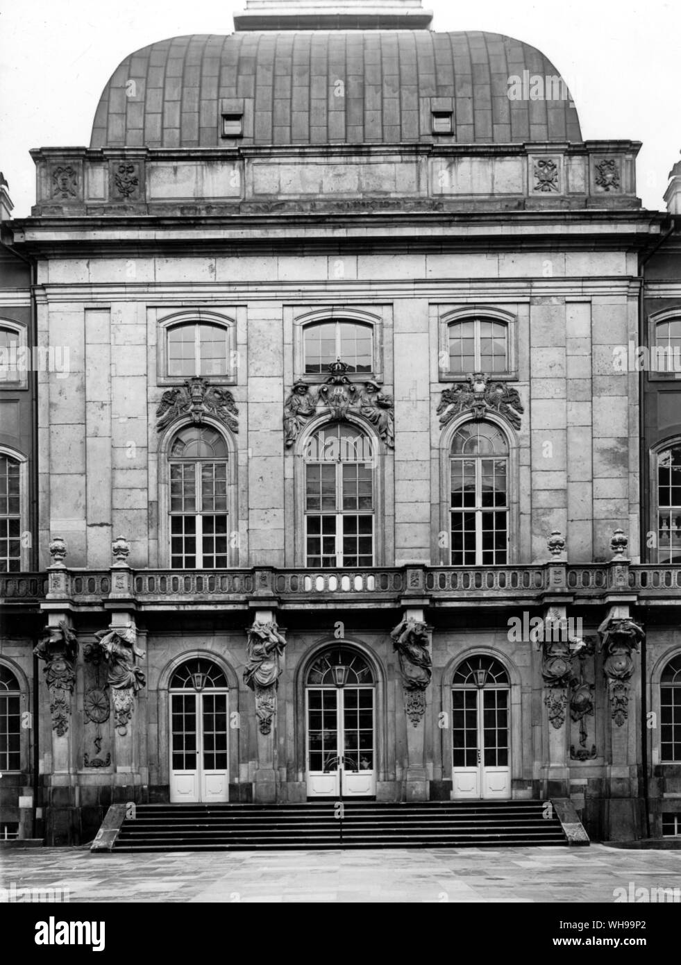 The Japanisches Palais at Dresden Stock Photo