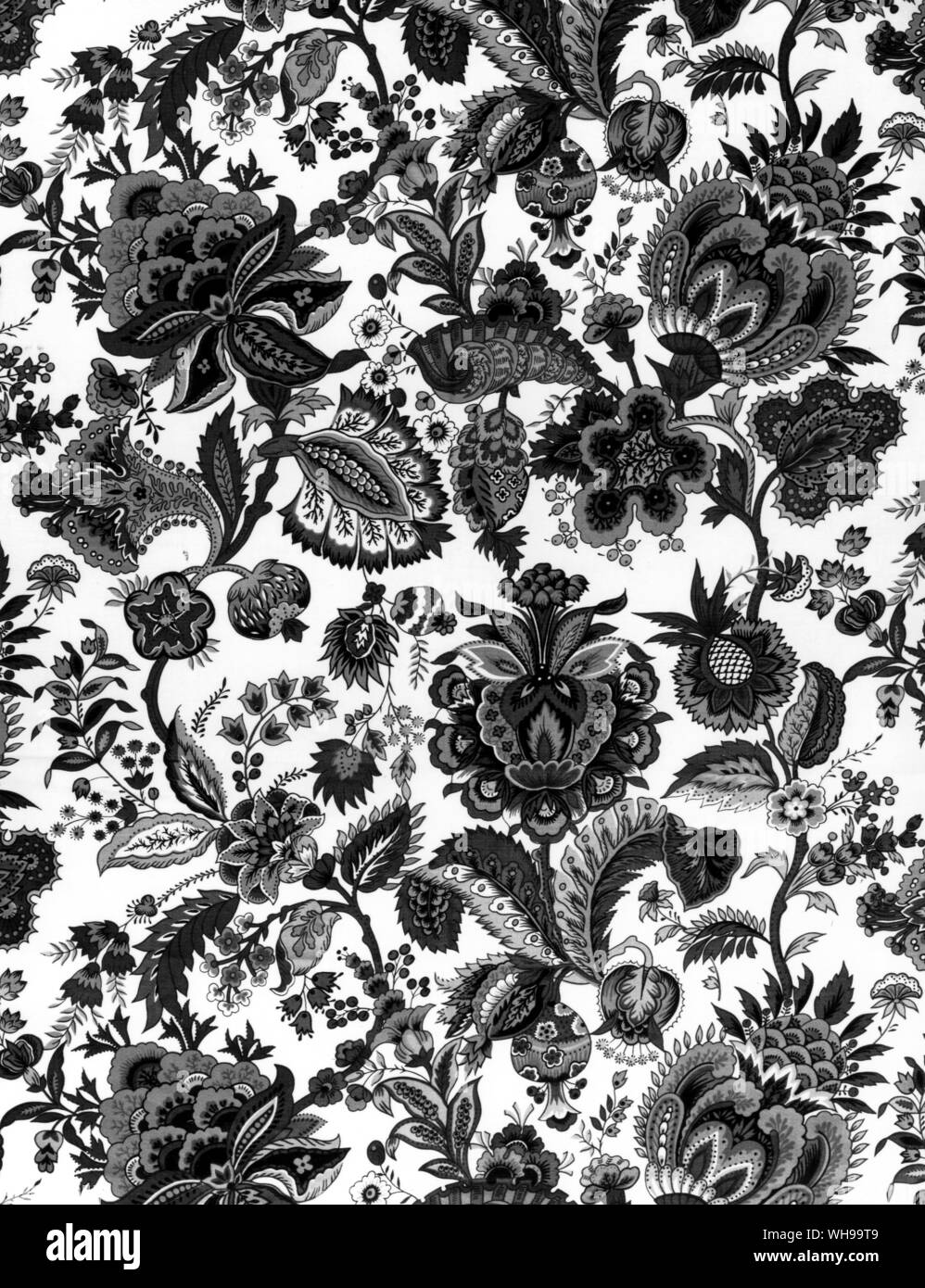 One of two modern textile designs that trace their descent from Indian chintz and formal Sasanian patterns. See Chapter 4 Stock Photo