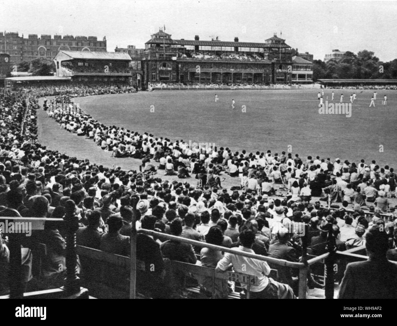 Test Match at Lords Stock Photo Alamy