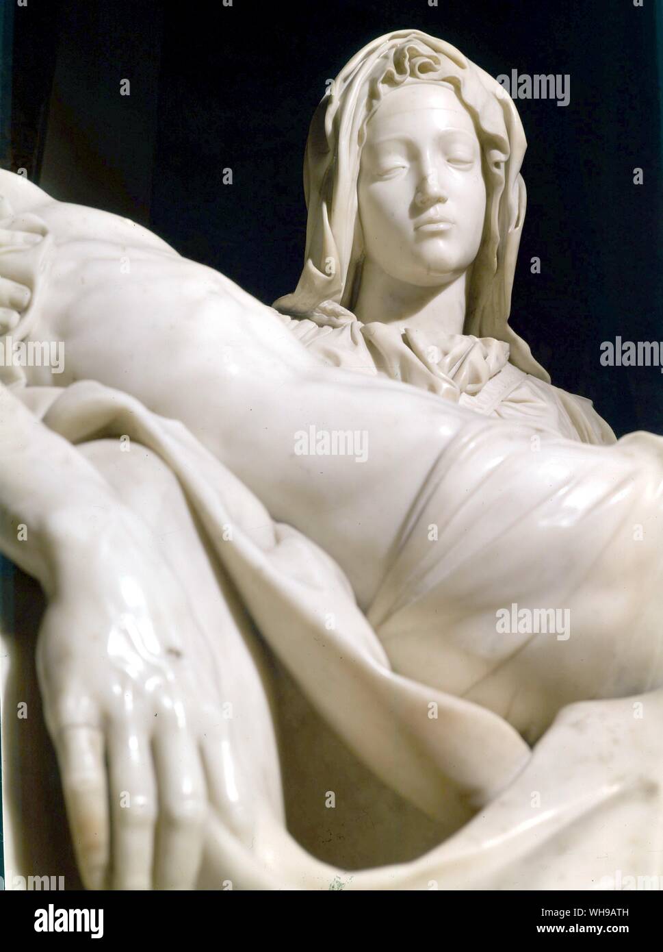 Michelangelo Pieta St Peter's Rome Stock Photo