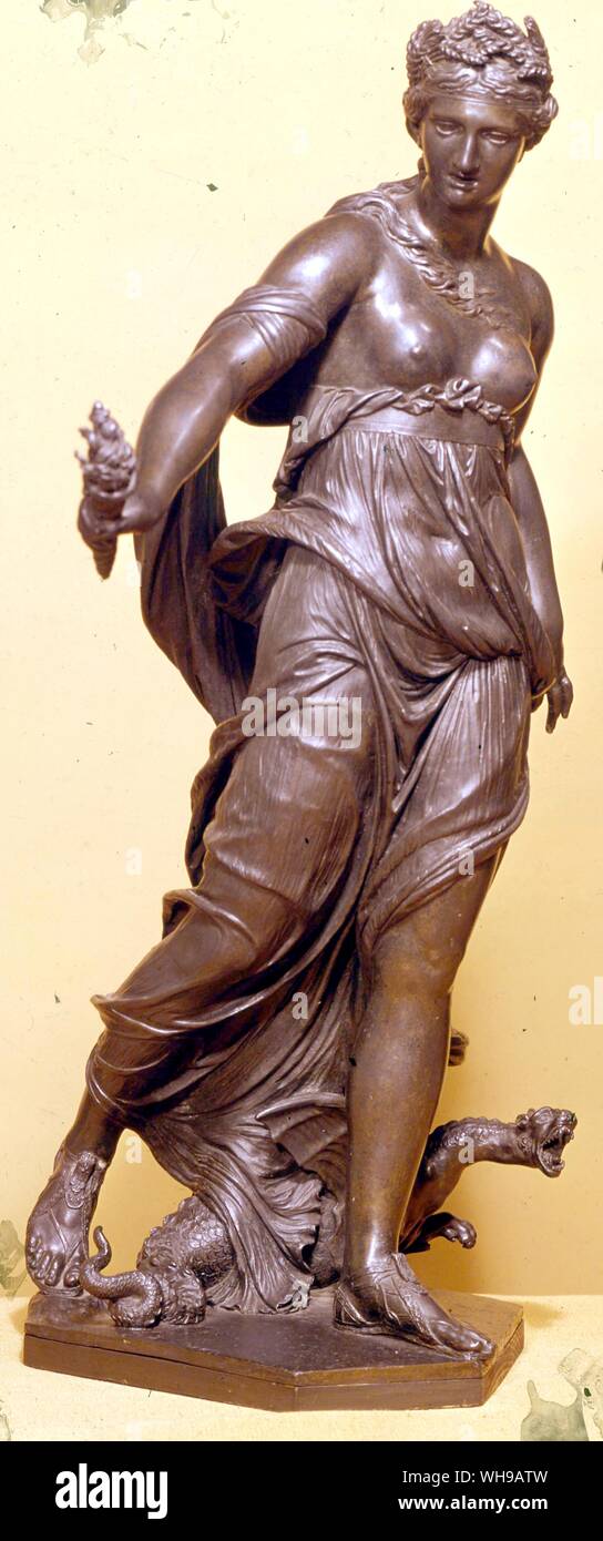 M Angnier Ceres Paris 1652 Bronze Stock Photo