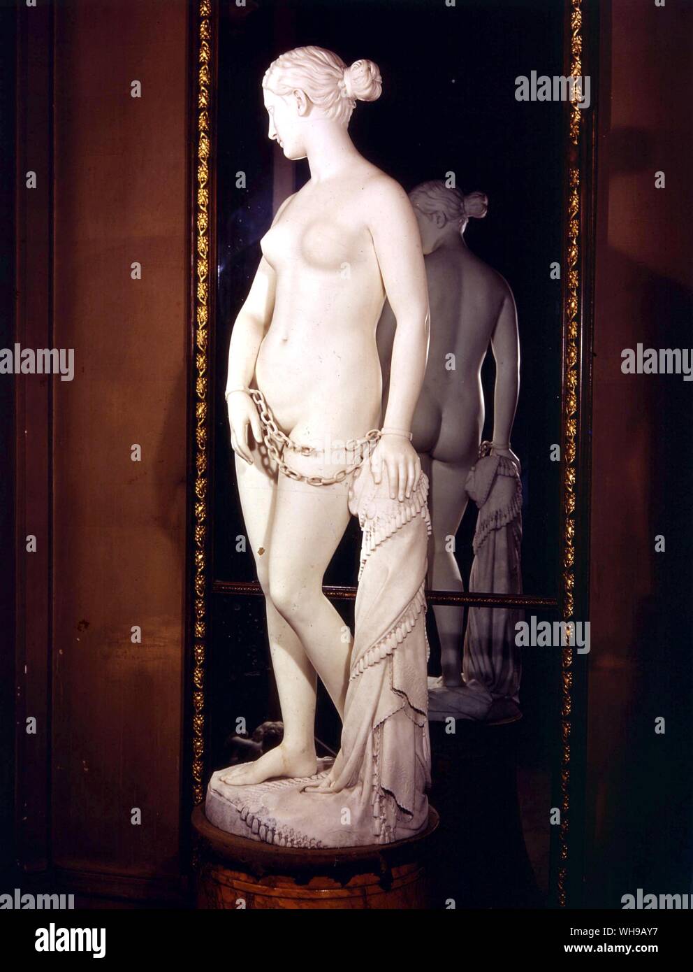 The Greek Slave 1842-3  sculpture  by Hiram powers Stock Photo