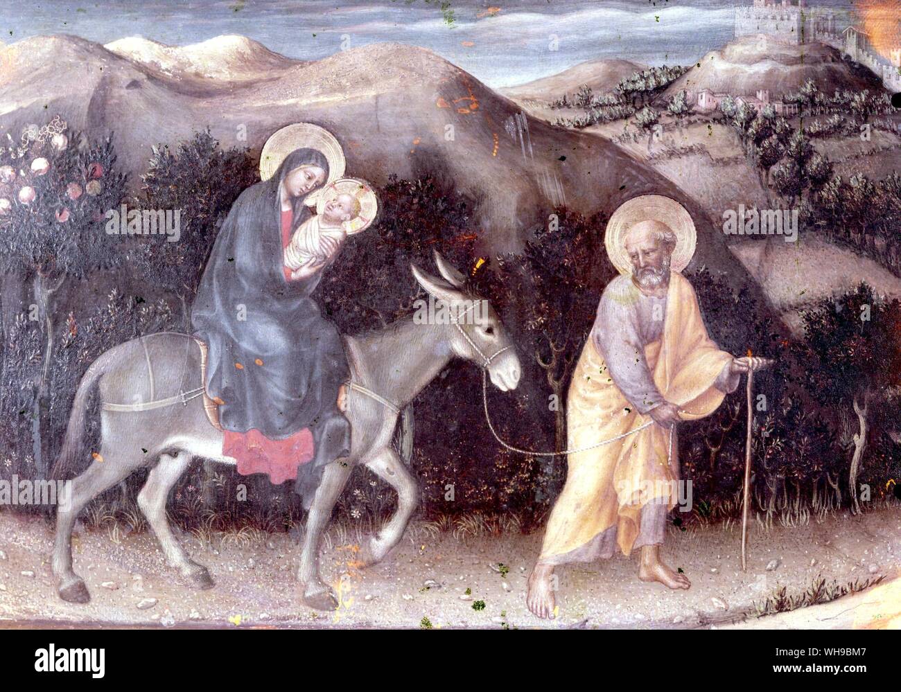 Flight into Egypt Stock Photo Alamy
