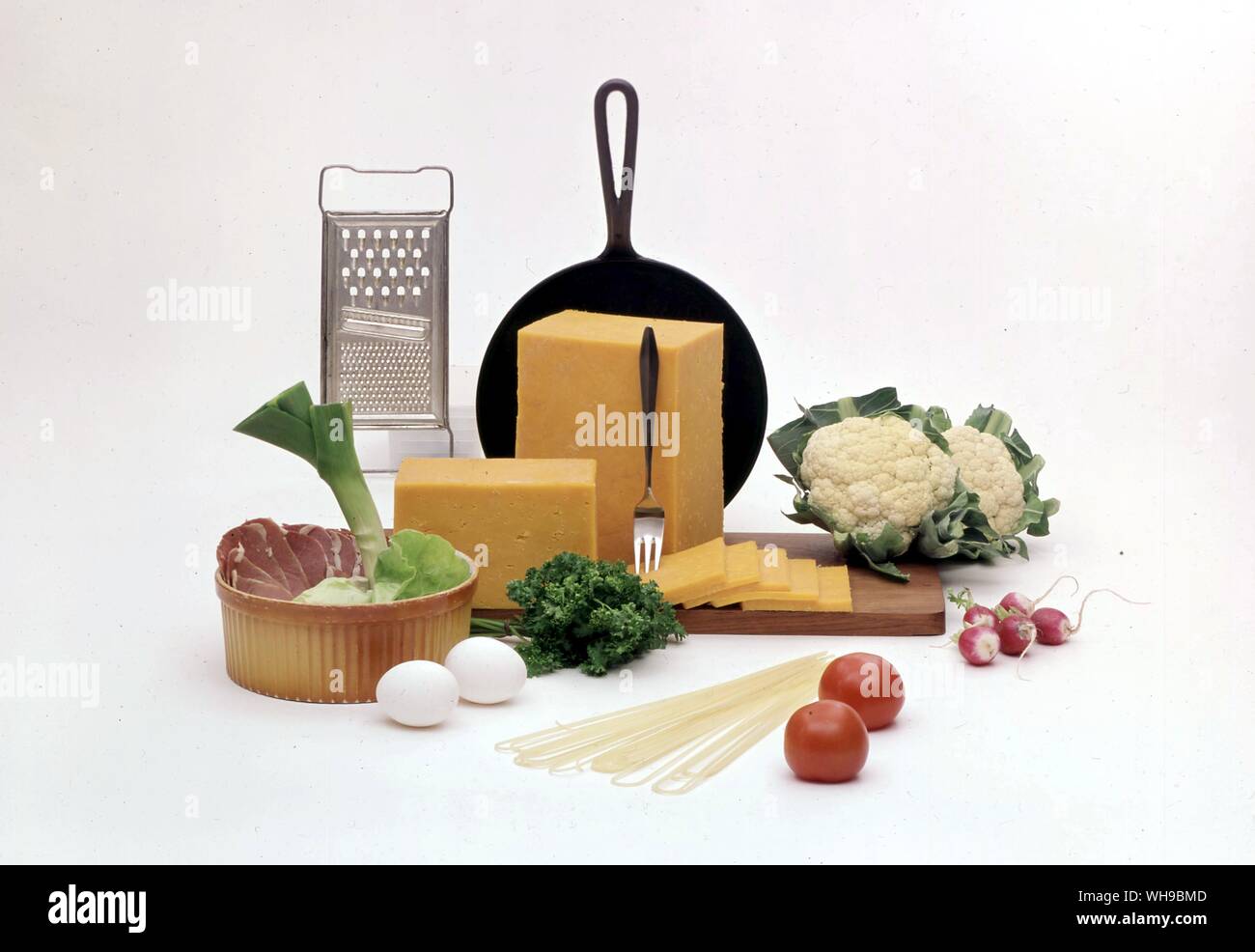 Cheese and Veg Stock Photo