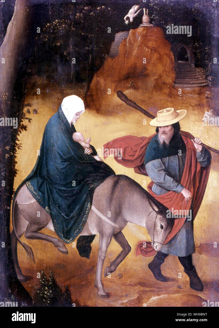 The Flight into Egypt Stock Photo